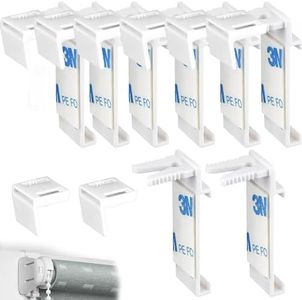 16 Pezzi Accessori per Tenda a Rullo Set, Plastica Kit di Riparazione, Senza Foratura Accessori per Tende per Finestre in Legno, Tende a Rullo Doppie, Tenda a Rullo Oscurante, Anta Della Porta