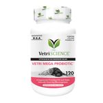VetriScience Laboratories - Vetri Mega Probiotic, Digestive Relief with Probiotics and Prebiotics for Dogs and Cats, Easy to Give Capsules (120 Count)