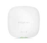 HPE Networking Instant On Access Point AP22 2x2 WiFi 6 Indoor Wireless Access Point | Long Range, Secure, Smart Mesh Support | Power Source Included | UK Model (R6M51A#ACC)