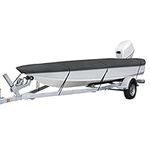 Classic Accessories StormPro Boat Cover (Grey, 14-Feet-16-Feet L, beam to 75-Inch W