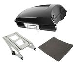 TCMT 5.5" Razor Pack Trunk Detachable Two Up Mounting Rack Fit For Harley Tour Pak Touring CVO Road King Street Glide Road Glide 2014-2021