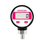 GOATACURA -15psi-0 Digital Vacuum Industrial Pressure Gauge, 2-1/2" Dial Size, 1/4" NPT Lower Mount, 304 Stainless Steel Case and Connection, 1% High Accuracy, with Protective Sleeve