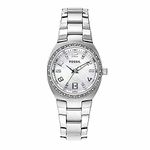 Fossil Watch for Women Colleague, Quartz Movement, 28 mm Silver Stainless Steel Case with a Stainless Steel Strap, AM4141