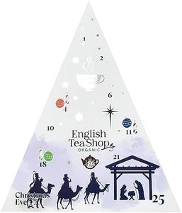 English Tea Shop Advent Calendar Nativity- 25 Pyramid Biodegradable Tea Bags