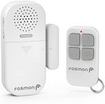 Fosmon Wireless Door Alarms for Home Security with Remote, 130dB Door and Window Alarms Sensors, (Battery-Powered), Kids Safety, Dementia Patients, Pool Door Alarm (1-Pack)