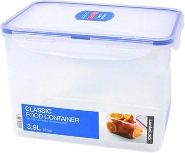 Lock & Lock HPL829 Easy Essentials Pantry Food Storage Container/Food Storage Bin, Tall - 16.5 Cup, Clear