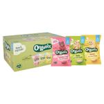 Organix Rice Cake Clouds Variety Pack, Organic Snack, Finger Food, 7+ Months, 40 g (Pack of 15)