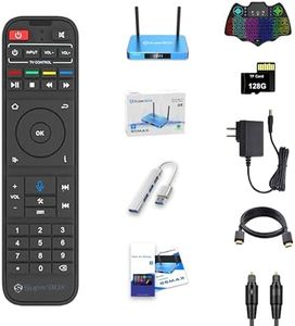 Suitable for The New Version of S-5-6 2025 Keyboard, Built-in Voice Remote Control, 4GB+64GB Storage, Includes 8 Pieces in The Packaging Box (S-5-Max)