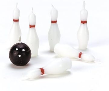 Oasis Supply 7pc Bowling Pins and Ball Candle Set