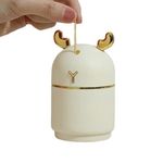 Doratik Toothpick Holder Dispenser, Toothpick Box, Cute Deer Shape Automatic Toothpick Holder, Creative Antler Toothpick Storage Box, Kitchen Desktop Toothpick Jar