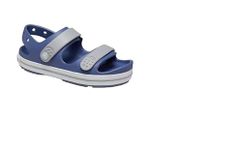 Crocs Unisex Kids Crocband Cruiser K Sandal, Bijou Blue Light Grey, 4 UK