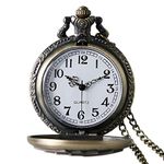 Avaner Mens Pocket Watch, Vintage Steampunk Fob Watches, Bronze Poker Pocket Watch (poker)