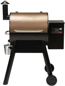 Traeger Grills Pro 575 Electric Wood Pellet Grill and Smoker, Bronze, 572 Square Inches Cook Area, 500 Degree Max Temperature, Meat Probe, 6 in 1 BBQ Grill with WiFi and app connectivity