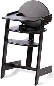 Geuther Hochstuhl FILOU UP Baby Hochstuhl mit Tisch Mitwachsender Babystuhl mit 3-Punkt Sicherheitsgurt Rückenteil & Fußtrittbrett Extra hohe Lehne für gesunde Sitzhaltung Kolonial