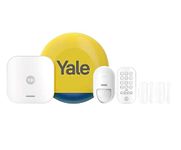 Yale SK1 Smart Home Alarm 6 piece kit [NO SUBS NEEDED] Includes Smart Alarm Hub, External Siren, 2x Door/Window Contacts, 1x PIR Motion Detector, Keypad. Works with Alexa, Google Assistant