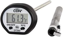 CDN Digital Probe Cooking Thermometer, 14 cm, -45 to +200 C, Black