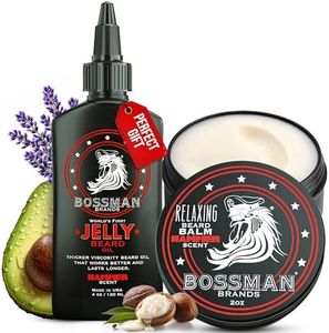 Bossman Beard Oil Jelly and Relaxing Beard Balm Combo - Hammer Scent