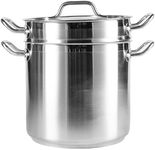 SignatureWares™ Commercial Stainless Steel Double Boiler w/Insert, 12 Qt - BOILERSS12