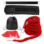 OYINDIZ Speed Training Equipment, Resistance Bungee Band Multi-Sport Resistance Training Kit Improve Speed Fitness Agility Power Speed Strength Vertical Jumping Basketball Tennis Football
