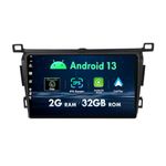 MISONDA Android 13 Car Stereo Radio GPS Sat Nav For Toyota RAV4 RHD 2013-2018 With Carplay RDS BT5.0 SWC USB Mirror Link Wifi-2G RAM +32G ROM