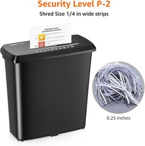 Amazon Basics 8-Sheet Paper Shredder – Cross-Cut, Home Office
