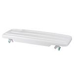 Helping Hand Kingfisher White Plastic Bath Transfer Board. Bath Board for Elderly and Disabled Users. Adjustable to Fit 16"-24" Width Baths. 200kg / 31 Stone Weight Limit