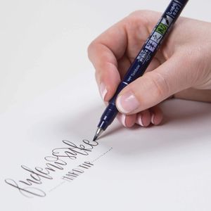 Tombow Fudenosuke Brush Pen Set – 2-Pack, Black Ink
