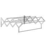 Lifelong Foldable Stainless Steel Wall Mounted Cloth Drying Rack | Clothes Hanger for Home and Balcony | Space-Saving Cloth Stand for Drying Clothes | Foldable Clothes Dryer for Indoor and Outdoor Use