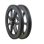 Marathon P 20x2.0 Rim Flat Free Cart Tire Assembly, 2 Pack