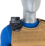 STUNTMAN Vest Mount - for Non-Inflatable Life Vests, Tactical Vests and Other Gear with Wide Straps - Fits GoPro, DJI Osmo (Action 5 Pro, 4, 3, 2), Insta360 (Ace Pro, Ace, ONE RS, ONE R), and Others