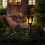 HEYOL Tiki Light Waterproof LED Solar Powered Garden Tiki Torch for Your Home Garden Solar Night Lights (Pack of 1) (Tiki Light)