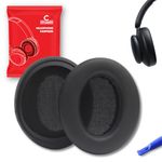 Crysendo Headphone Cushion for Tribit XFree Go Headphone | Replacement Ear Cushion Foam Cover Ear Pads Soft Cushion | Protein Leather & Memory Foam Earpads (Black)