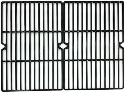 Direct store Parts DC107 19 1/4 Inch Set of 2 Porcelain Coated Cast Iron Cooking Grid (12 3/8" x 19 1/4" for Each) Replacement for Charmglow BBQ Grillware Nexgrill Weber Jenn-Air Others