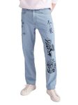 The Souled Store Men Naruto: The Gang (Straight Fit) Jeans Blue