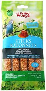 Living World 80671 Budgies Honey Treat Sticks, 150 g (Pack of 1)