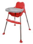 My Giraffe Bobo Red Baby Dining Chair with Footrest and Tray