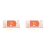 Nua Gentle Intimate Wipes | Infused with Cranberry, Cucumber and Aloe | Alcohol and Artificial-Fragrance Free | 100% Biodegradable (Pack of 2)