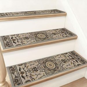 COSY HOMEER Stair Treads for Wooden Steps Classic Style & Patterned Style