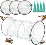 4 Pack Fishing Bait Trap Crab Trap 