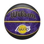 Wilson NBA Team Tiedye Basketball - Size 7-29.5", Los Angeles Lakers