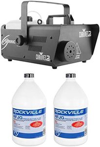 Chauvet DJ H1600 Hurricane 1600 DMX Fog Machine+Remote Timer -25,000 CFM + Fluid