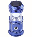 PIERCELL ENTERPRISE LED Emergency Solar Emergency Light Lantern and Mobile Charging Cable, 2 Power Sources High Light Torch with Lithium Battery And Solar (Multicolour)