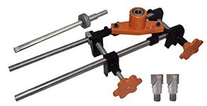 KROST Mortise Lock Installation Jig, Jig-Mortise Lock Installation Kit with 2 Bits.(Orange, black)