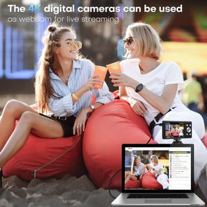 4K Compact Digital Camera, 48MP – Black