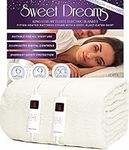 Sweet Dreams Electric Blanket King Size - Dual Controls - Luxury Bed Fleece Heated Mattress Cover, Machine Washable Underblanket - Overheat Protection (King Size)