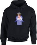 Hippowarehouse 70 yeas as Queen Elizabeth Platinum Jubilee Celebration Unisex Hoodie Hooded top (Specific Size Guide in Description) Black