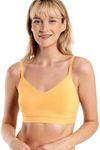 Floatley Cozy Adjustable Bra Comfort Wirefree Seamless Bra with Embedded Pad for Women Size XL