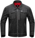 BORLENI Motorcycle Denim Jacket Bre