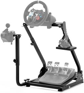 Marada G920 Racing Steering Wheel Stand Adjustable Driving Simulator Cockpit Fit for Thrustmaster T300RS,T500RS,Logitech G929, 923 Wheel & Pedals & Handbrake Purchase Separately