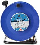 masterplug HDCC5013/4BL-MP - Masterplug HDCC5013/4BL 50m 13A 4-Socket Open Cable Reel